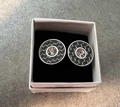 Gemelos de acero inoxidable pulido y cristal  Foto 1 de 3