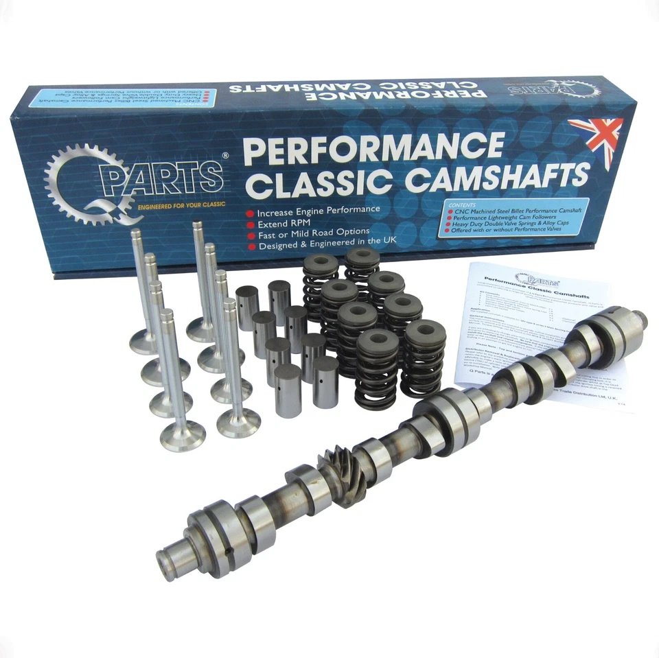 New Performance Camshaft + Lifters + Springs + Caps + Stainless Valves MGB 1965+ - Изображение 1 из 1