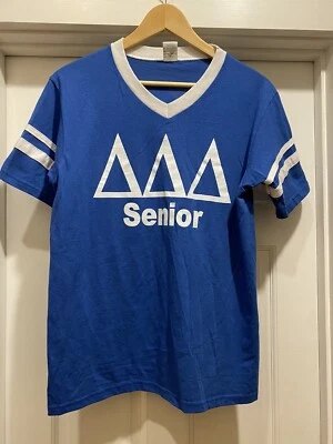 Womens Medium Shirt Tri Delta Hacky Sack Senior  - Image 1 of 4