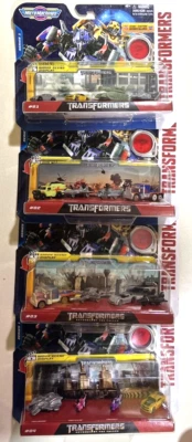 NEW 2022 Micro Machines Transformers Series 1   #1 #2 #3 #4  FULL SET LOT 4 VHTF - Image 1 of 4