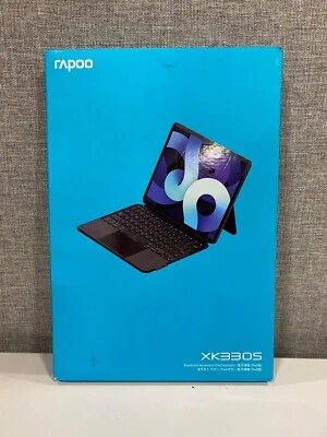 Rapoo XK330S Bluetooth Keyboard - iPad Pro 11"/air4 10.9"/air5 10.9" - Black - Image 1 of 2