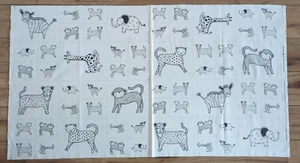 Savannah Gingiber Moda Cotton Craft Sew Quilt Fabric Panel 23"x43" Black/White - Picture 1 of 5