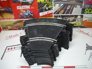 10 CURVAS INTERIORES ANALOGICAS NEGRAS PARA SCALEXTRIC TRADICIONAL 1/32 - Imagen 1 de 10