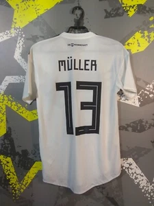 Muller Germany Team Jersey Home Authentic Football Shirt 2018 Adidas Men S ig93 - Picture 1 of 15
