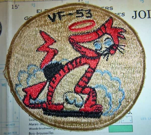 Flight Patch - VF-53 - F4U Corsair fighters - Iron Angels, Pacific, WWII - D.018 - Picture 1 of 2