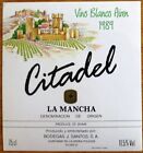 SPAIN CITADEL La Mancha Bodegas J Santos SA White Air Labels Wine Labels