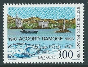 1996 FRANCIA CONGIUNTA ITALIA RAMOGE MNH ** - ED - Picture 1 of 1