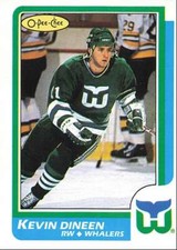 1986-87 O-Pee-Chee Kevin Dineen Hartford Whalers #88