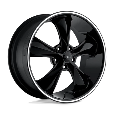 Rueda 17x8 Foose F104 LEGEND NEGRO BRILLANTE FRESADO 5x4,5 (1 mm) Foto 1 de 4