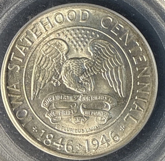 1946 Iowa COMMEM 1/2 Dollar - PCGS MS 66 - Great Addition For Any Collection! - Image 1 of 4