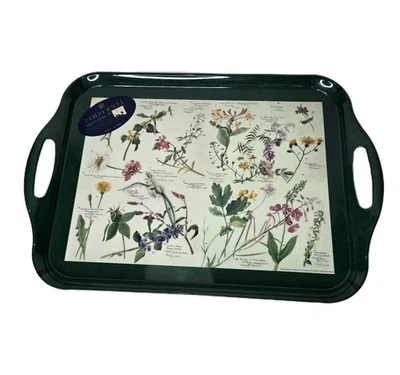 Pimpernel Wildflowers Melamine Tray Large Handled Botanical Flowers Nature Italy - Image 1 of 4