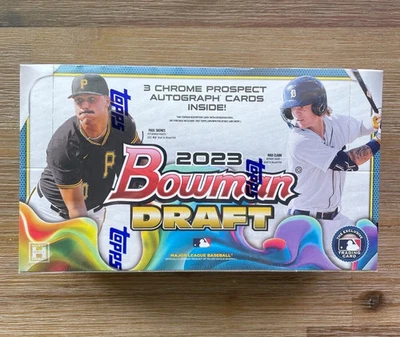 2023 Bowman Draft Jumbo Hobby Box - New/Sealed - Chrome - Prospects USA Free Sh - Image 1 of 4