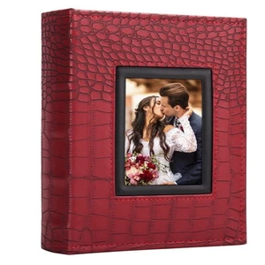 Photo Album for 200 4x6 Photos Leather Cover Extra Large Capacity Picture Boo... - Picture 1 of 6
