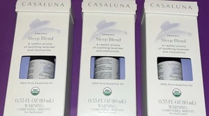 3 X Casaluna Essential Oil Lavender 100% Pure 0.33 oz Ea. Organic Scent Diffuser - Picture 1 of 3