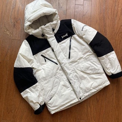 Schott Down Filled White Performance Bomber Jacket Medium - Image 1 of 4