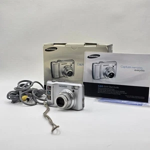 Cámara digital compacta Samsung S85 8,2 MP - en caja - probada totalmente funcional  - Imagen 1 de 18