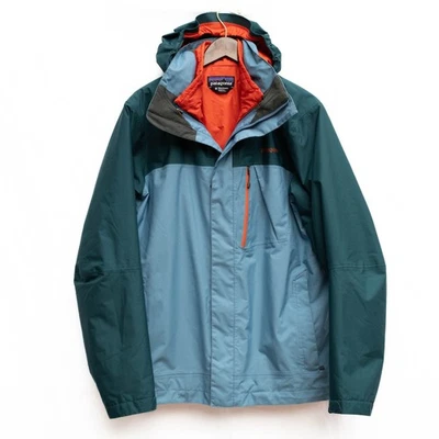 Patagonia Snowshot 3-in-1 Jacket Men’s M Blue Teal Orange Ski Snowboard Winter - Image 1 of 4