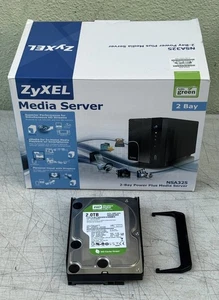 ZYXEL Media Server NSA325 2-Bay Power Plus w/ 2TB Drive OPENED - Afbeelding 1 van 7