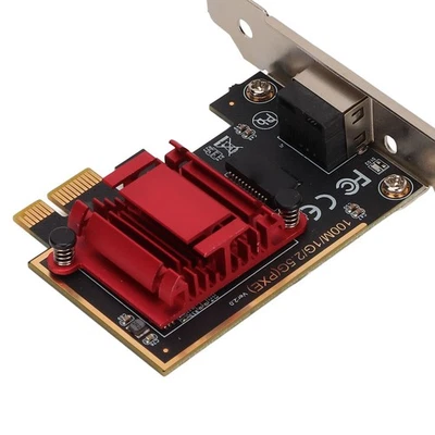 .›PCIe Internet Adapter 2.5Gbps 2500/1000/100Mbps RJ45 Port PCI Express Gigabit - Image 1 of 4