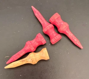 4 UNIQUE VINTAGE GOLF TEES - Picture 1 of 1