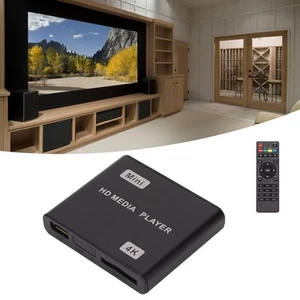 .›4K HD Media Player Mini Streaming Media Player With Remote Control And LED Ind - Picture 1 of 22