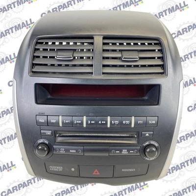 2011-2013 Mitsubishi Outlander Sport Lancer Dash Radio Faceplate w/ Air Vent OEM Foto 1 de 4