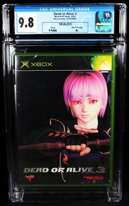 CGC 9.8 A+ Dead or Alive 3 2002 Tecmo Japanese Sealed Graded XBOX - Picture 1 of 2