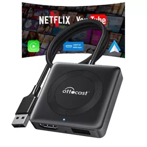 OTTOCAST 3 in 1 Wireless Apple Carplay Android Auto Adapter HDMI Multimediale - Bild 1 von 9