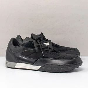 Stone Island Fútbol Negro 77FWS Logo Zapatillas, Hombre 11 (44 EU) - Imagen 1 de 6