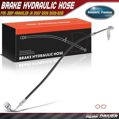 Rear Left Driver Brake Hydraulic Hose for Jeep Wrangler JK 2007 2008 2009-2013 Foto 1 de 4