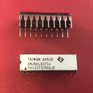 TI SNJ54LS373J 54LS373/BRAJC Latch Single 8 Bit 20 Pin Ceramic DIP Texas  - Picture 1 of 1