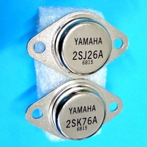 1 par de transistores de audio YAMAHA TO-3 2SJ26A+2SK76A J26A+K76A 100% genuino original - Imagen 1 de 2