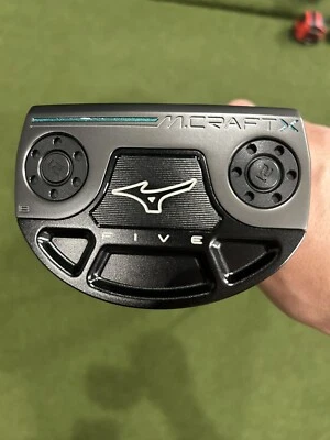 Mizuno M Craft X B5 Black Mallet 2025 Putter Mizuno Grip 35” W/Head Cover - Image 1 of 4