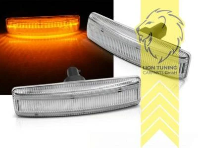 LED Seitenblinker für Land Rover Range Rover Sport weiss chrom - Bild 1 von 4