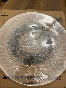 Home Interior Seasons Greeting Plate - Picture 1 of 3