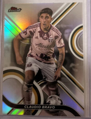 2022 Finest MLS #104 Claudio Bravo EXT SSP Extended Base Portland Timbers. - Image 1 of 2
