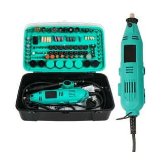 Mini trapano smerigliatrice 130w 388 accessori lucida leviga tipo Dremel Drimmel - Foto 1 di 6