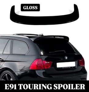 BMW E91 Touring Estate serie 3 2005-2012 techo trasero bota alerón labio brillo - Imagen 1 de 10