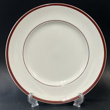 Williams-Sonoma BRASSERIE MAROON Porcelain Dinner Plate Japan 11"
