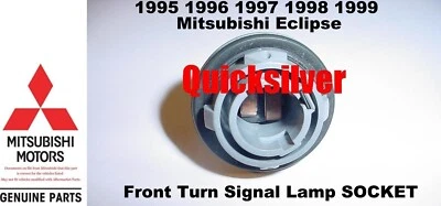 1995 1999 Mitsubishi Eclipse RS GS GST GSX Señal de giro delantera Bombilla Enchufe OEM NUEVO Foto 1 de 4
