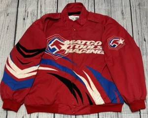 Vintage Matco Tools Racing Nascar Red Multicolor Sports Jacket Coat Size XL - Picture 1 of 14