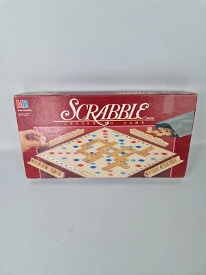 Scrabble Amerikanische MB 1989 Holz Version Legespiel Sammler Vintage Rarität ✅️ - Bild 1 von 4
