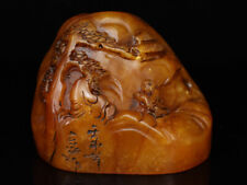 Chinese Natural Shoushan stone Handcarved Exquisite Figure Seals 19125