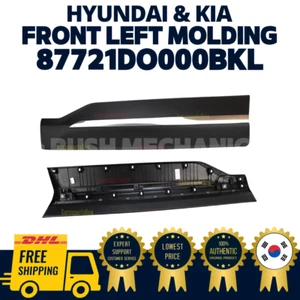 GENUINE OEM Hyundai Kia Front Left Molding 87721DO000BKL 1 Piece EV9 Light Wind - Picture 1 of 1