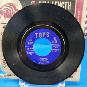 Tops 4 Hits 45rpm Record Sincerely, Tweedle Dee, Ko Ko Ko, Earth Angel - Picture 1 of 4