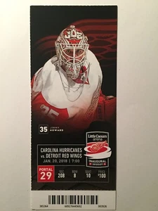 Talón de boleto Detroit Red Wings vs Carolina Hurricanes 20 de enero de 2018 - Imagen 1 de 1