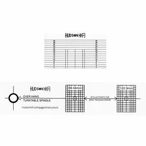 Nerve Audio Turntable Cartridge Alignment Protractor Dennesen Geometry DiY Phono