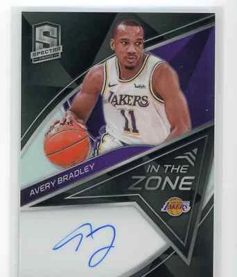 2019-20 PANINI SPECTRA In The Zone AVERY BRADLEY #d 43/49 LOS ANGELES LAKERS - Image 1 of 2