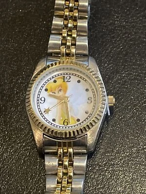 Nuevo Reloj Coleccionable Pulsera Dos Tonos Disney Tinker Bell TNK451 Foto 1 de 2