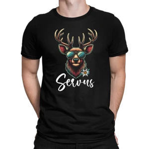 Servus Hirsch Trachtenshirt Tracht Herren T-Shirt - Bild 1 von 18